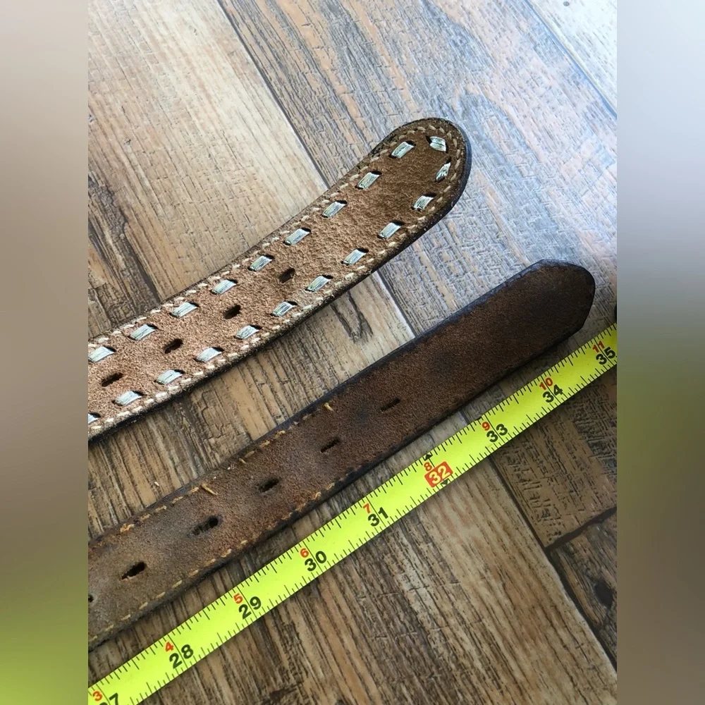 Youth Cowboy Belt Genuine Leather Tony Lama Western Eagle “Brad” Pony Express